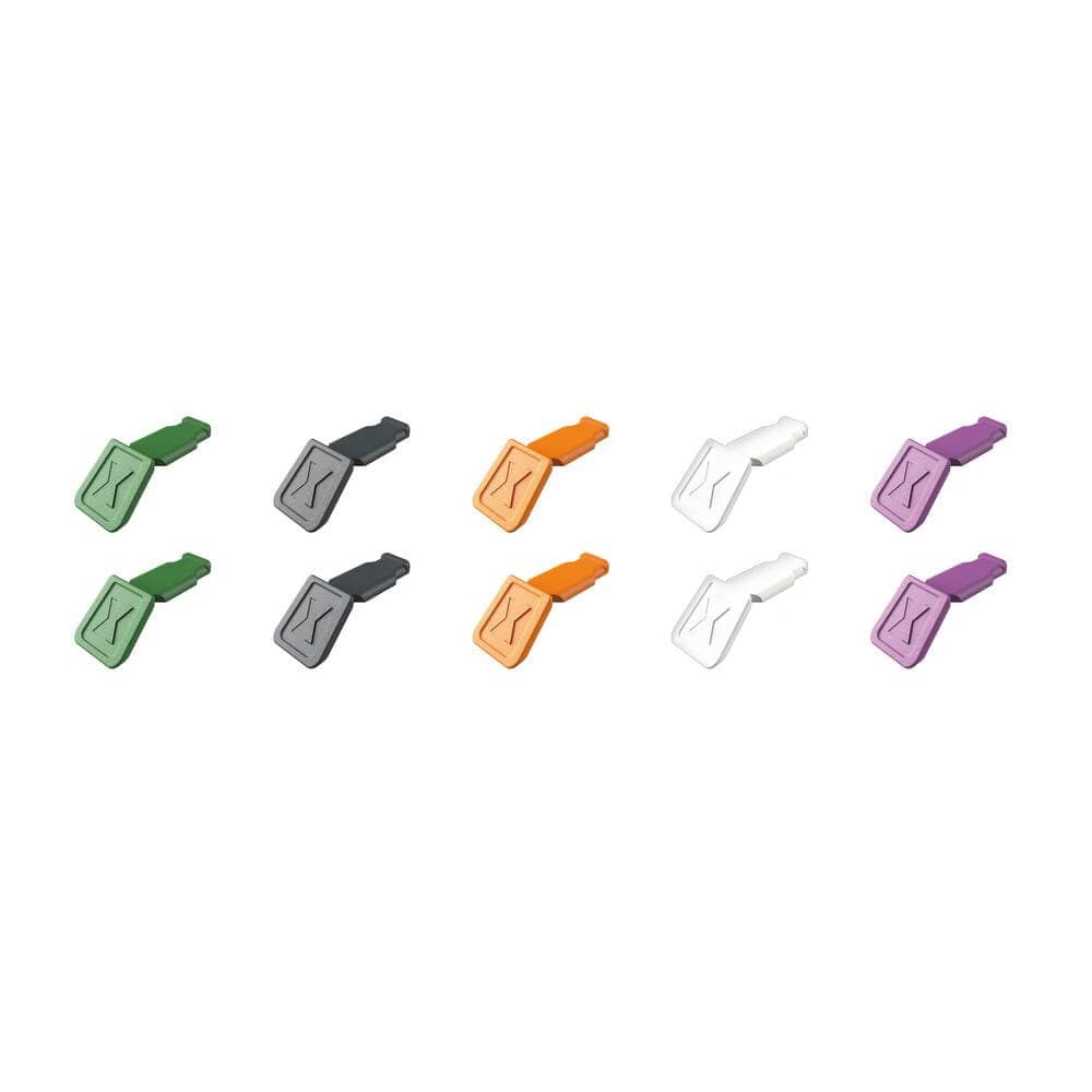 Knipex 00 61 10 C V02 Colorcode Clips Color Mix 2 (10 Pieces) 122 Mm Pk 1 25073