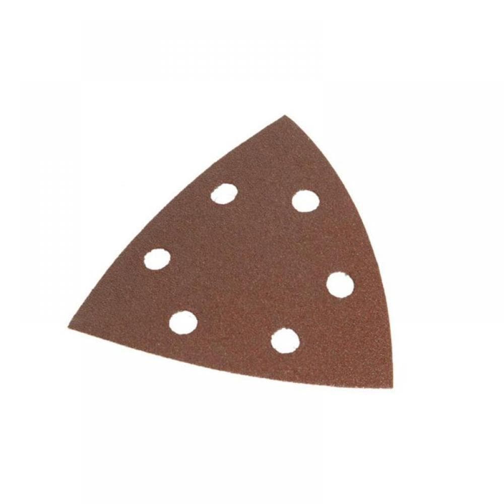 Faithfull 003437 Delta Hook & Loop Sanding Sheets Tr2 93Mm Very Coarse (Pack 5)