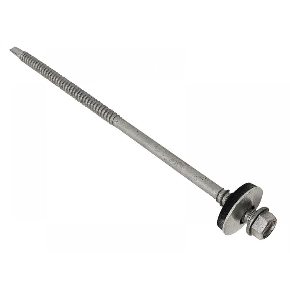Forgefix TFHW19CPSD55185L Techfast Composite Panels To Steel Hex Screw No.3 Tip 5.5 X 185Mm Box 50