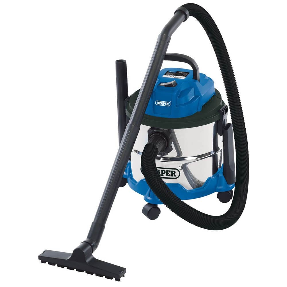 Draper 20514 Wet And Dry Vacuum Cleaner With Stainless Steel Tank 15L 1250W each