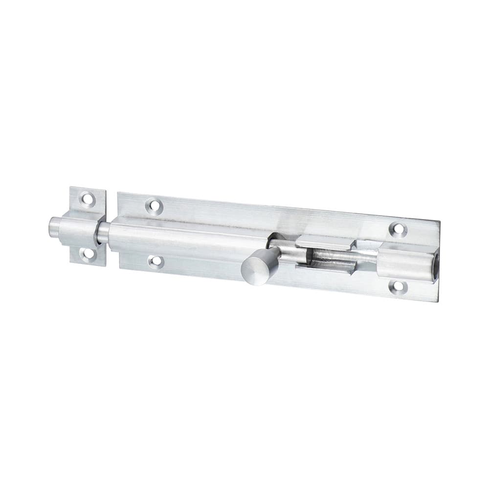 Timco 200379 Straight Barrel Bolt - Satin Chrome 100 X 25Mm Bag 1