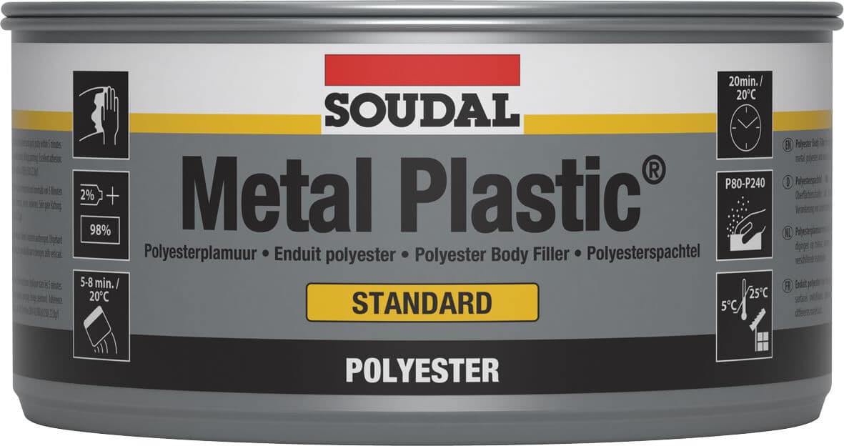 Soudal Metal Plastic Standard Grey 1Kg 103420