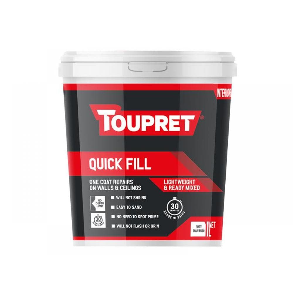 Toupret TTREDLP01GB Quick Fill (Interior) 1 Litre