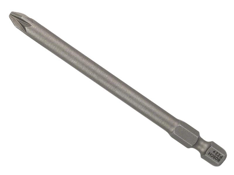 Bosch Powertool Accessories 2607001583 Extra Hard Screwdriver Bit Pz2 X 89Mm Pack Of 3