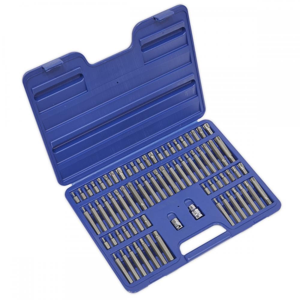 Sealey AK21974 Trx-Star/Security Trx-Star/Hex/Ribe/Spline Bit Set 74Pc 3/8in & 1/2inSq Drive