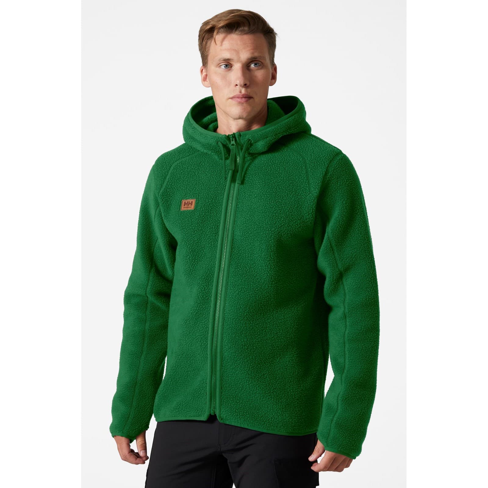 Helly Hansen Workwear Heritage Pile Hoodie Size M Green 36449-67938-04