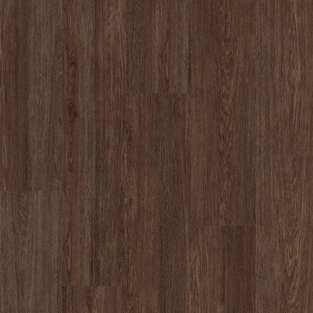 Polyflor Expona Commercial Wood Luxury Vinyl Tiles Dark Brushed Oak 1219.2mm x 203.2mm - Pack of 14 (3.46m2)