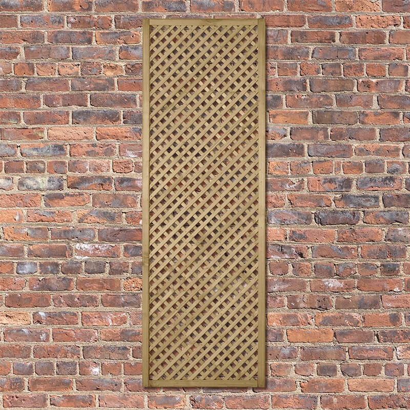 Forest 5'11" x 1'11" Wisley Diamond Lattice Trellis Panel (1.8m x 0.6m)