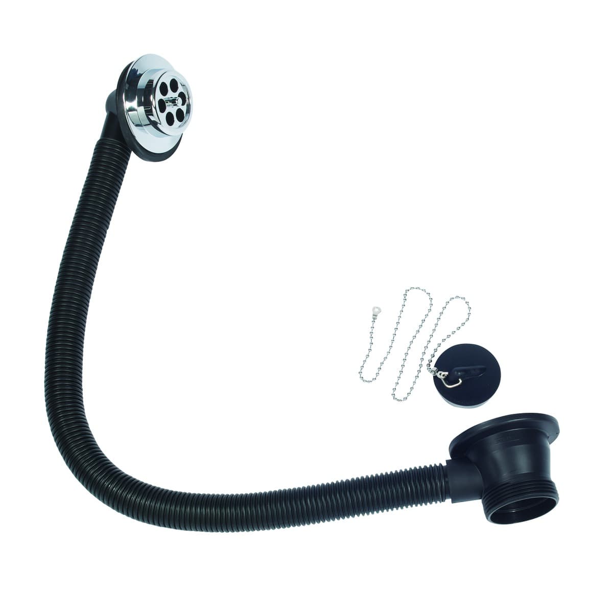 McAlpine FBW2PC 1.5" Combined Bath Waste and Overflow with Plug & Chain