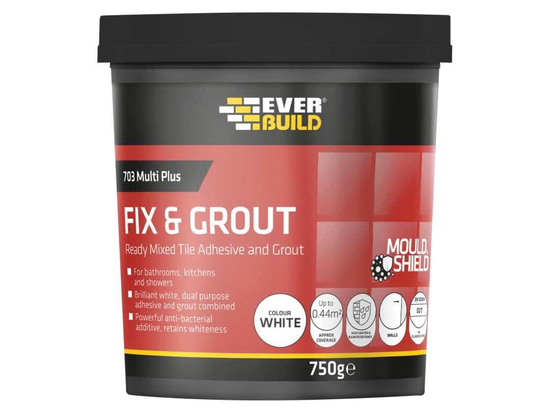 Everbuild Sika 703 Fix & Grout Tile Adhesive 1.5kg 487075