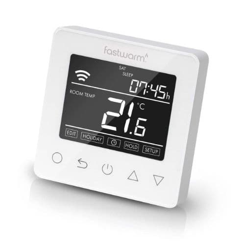 Fastwarm Smart WiFi Thermostat - 16 Amp White