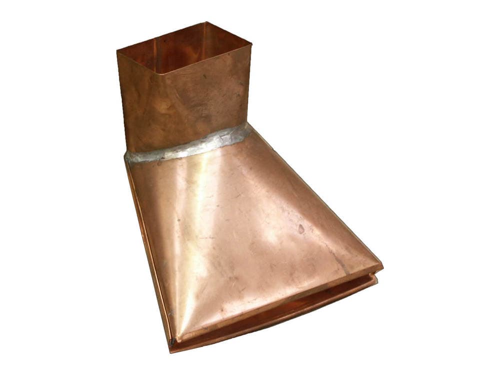 Copper Square Downpipe Water Dispenser - 80mm x 80mm