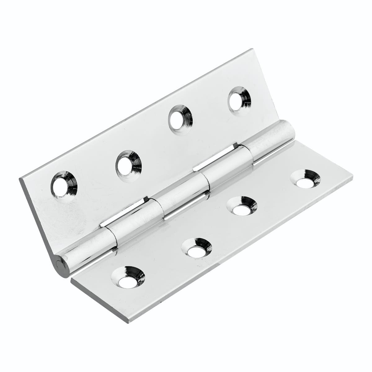 Solid Drawn Butt Hinge - 100x60mm - Polished Chrome - Pair - Hardware Solutions