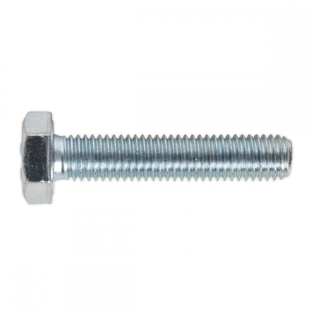 Sealey SS1050 Ht Setscrew M10 X 50Mm 8.8 Zinc Pack Of 25