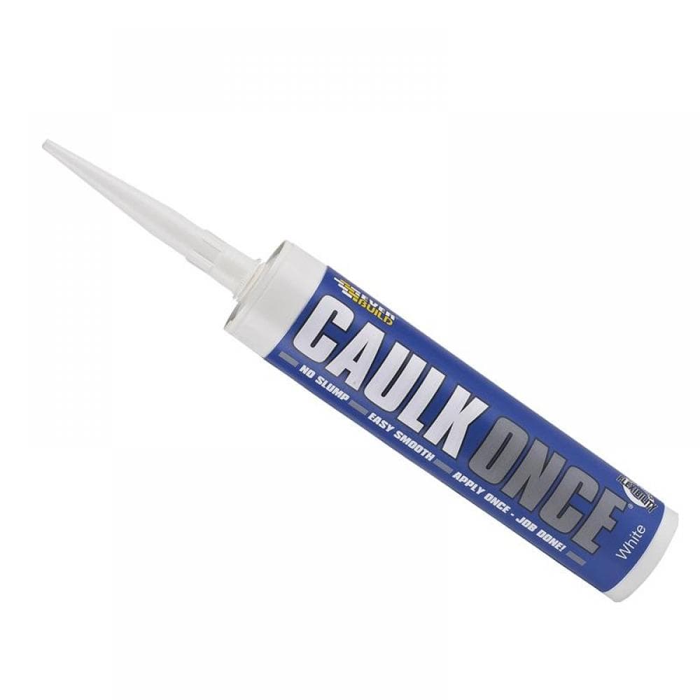 Everbuild Sika 489516 Caulk Once White 380Ml