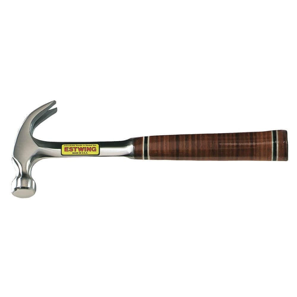 Estwing E12C Curved Claw Hammer With Leather Grip 12Oz/336G Pk 1 23499