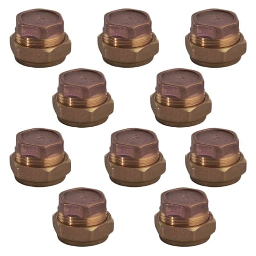 Compression Stop End 10mm - Bag of 10