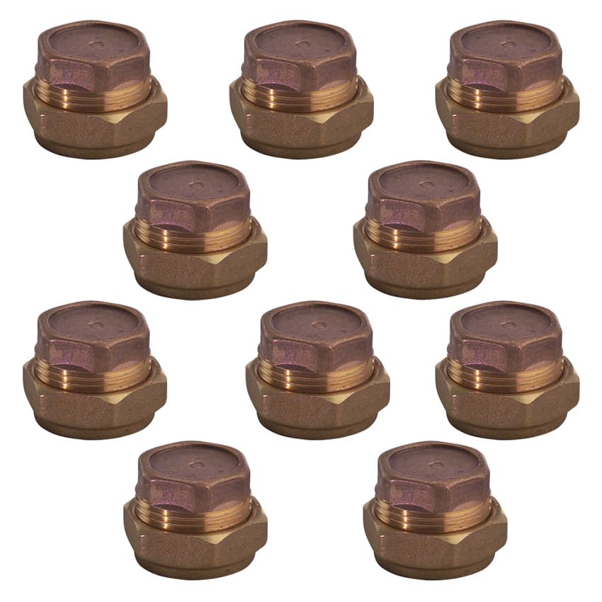 Compression Stop End 10mm - Bag of 10