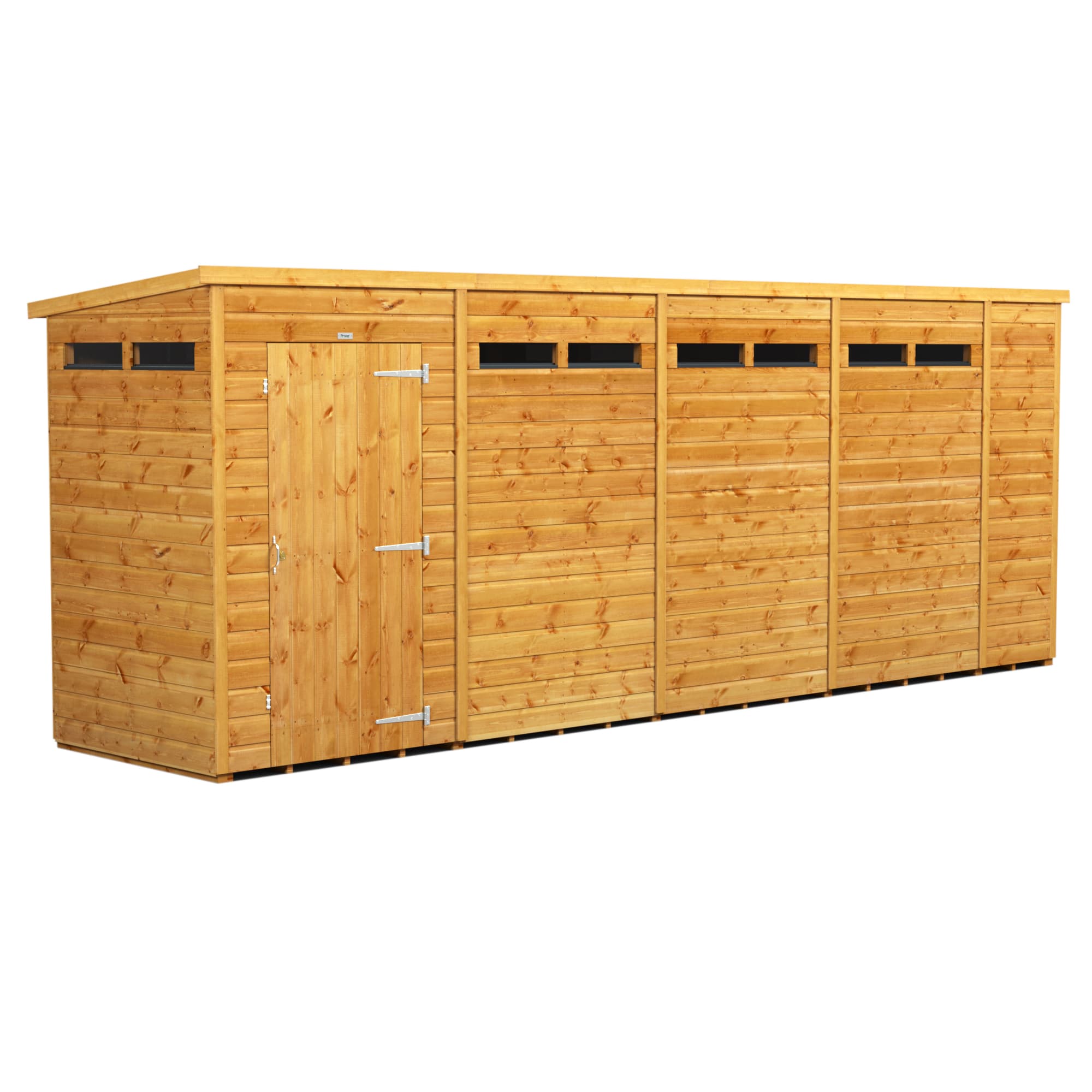 Powersheds 18 x 4 Power Pent Security Shed