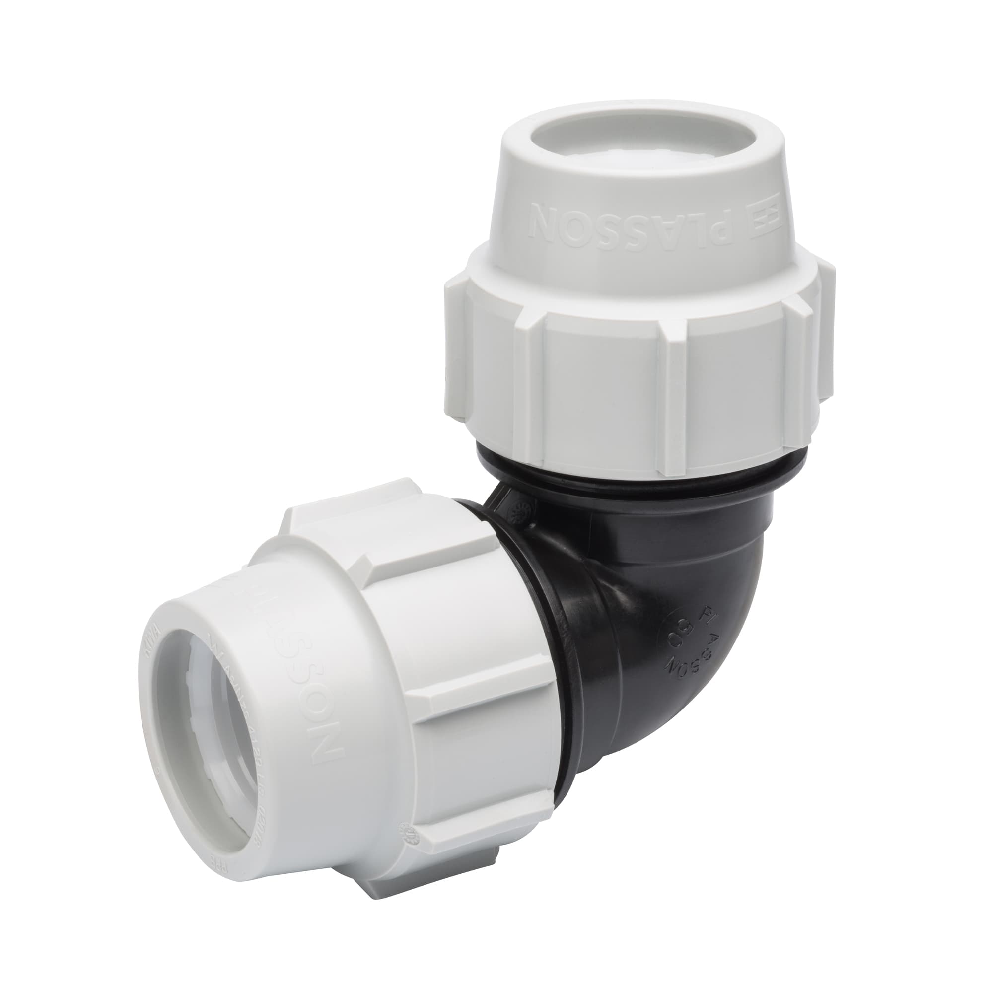 Plasson Mechanical Equal Elbow 20 mm 7050CC0 Pack 10