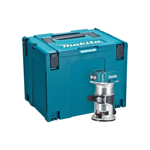 Makita DRT50ZJ 18V Router with Trimmer Base and Straight Guide