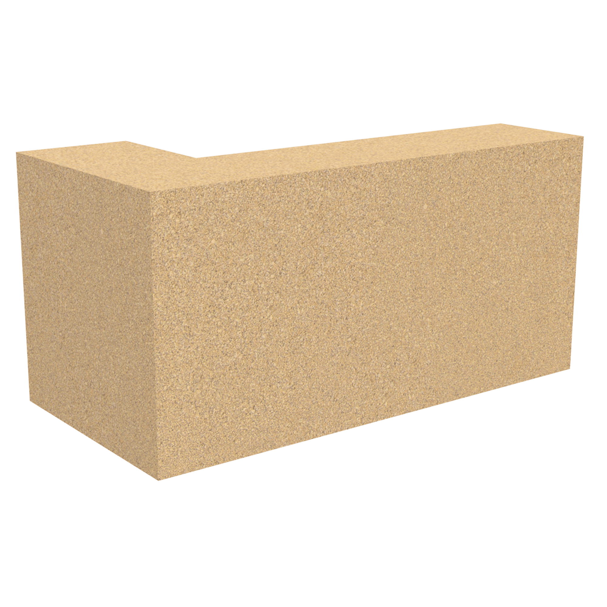 Forticrete Brown Aggregate Quoin Q5 Bath, Size: 440/215x100x215mm