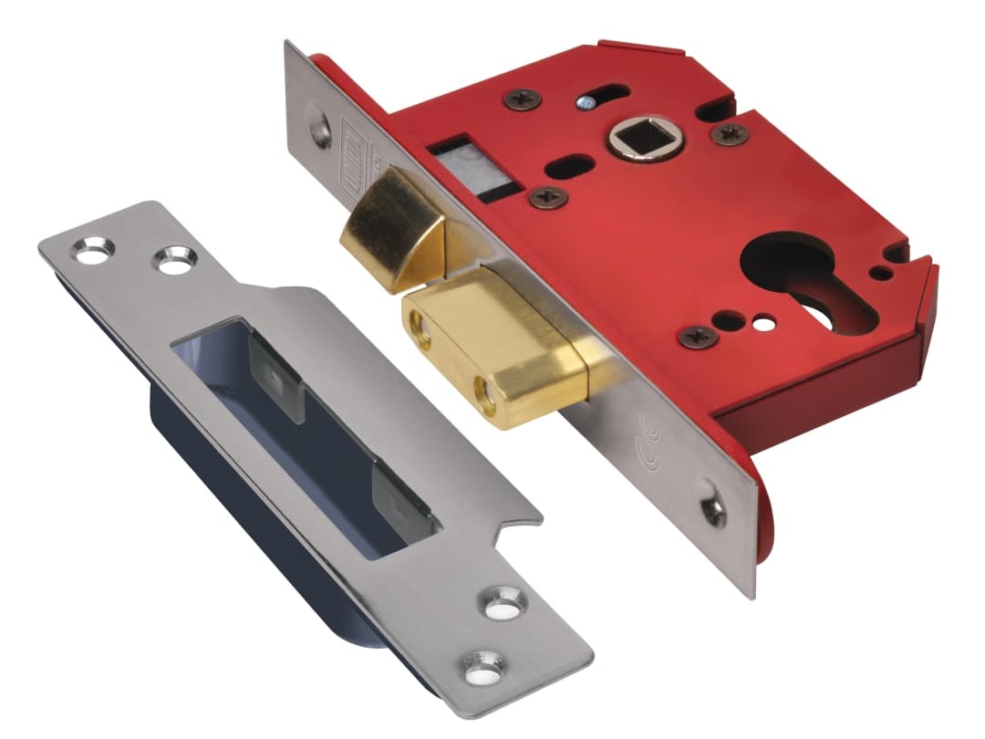 UNION StrongBOLT 22EU EUS-SS-2.5 Euro Sashlock Stainless Steel 68mm 2.5in JL22EUS-SS-2.5