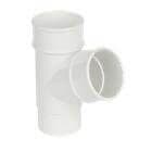 FloPlast Mini Gutter Downpipe Branch - 67.5 Degree x 50mm White