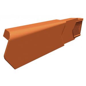 Dry Verge Unit Right Hand - Terracotta