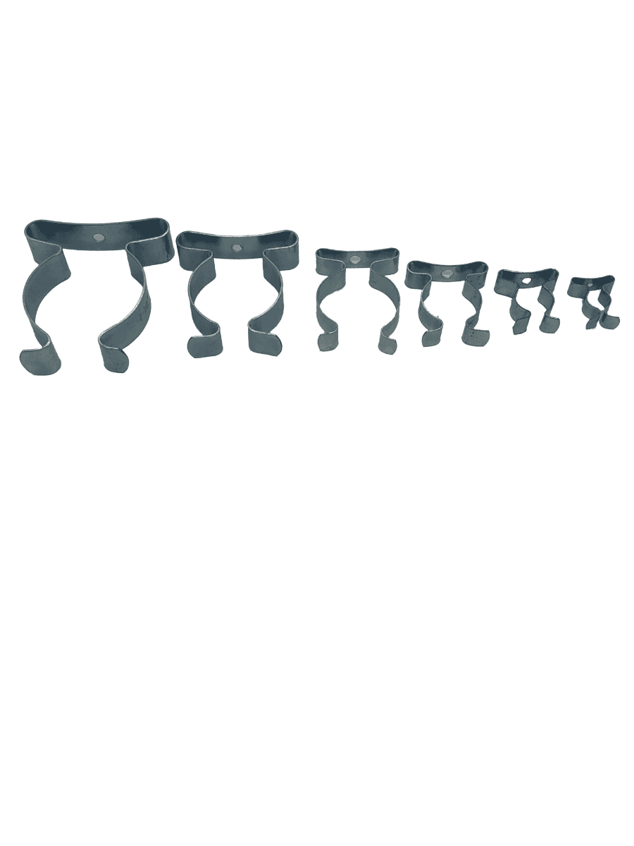 Assorted Tool Clips - Mountable Tool Handle Grip - Zinc Plated - Pack of 100 - Hardware