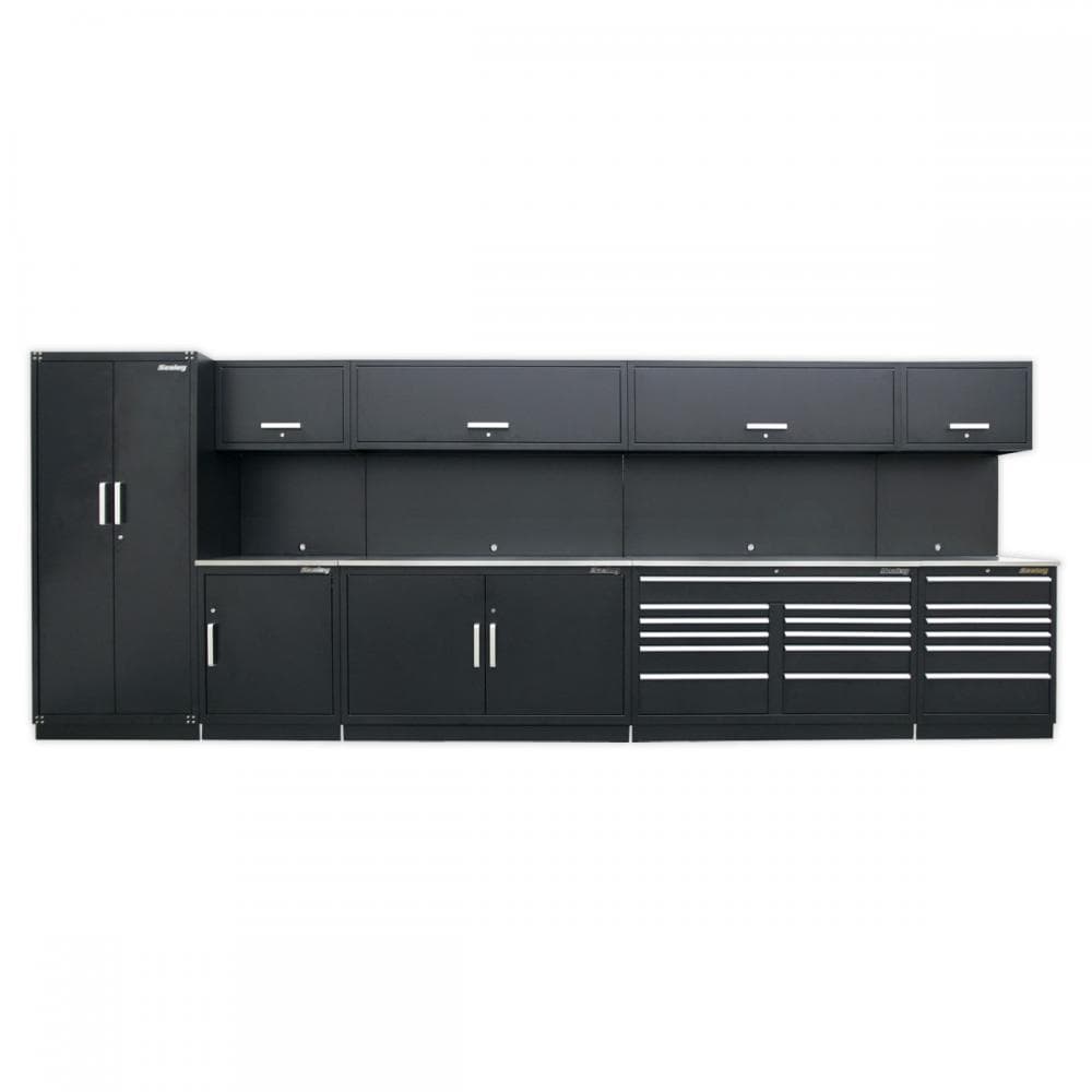 Sealey APMSSTEEL Premier 5.6M Storage System - Stainless Worktop