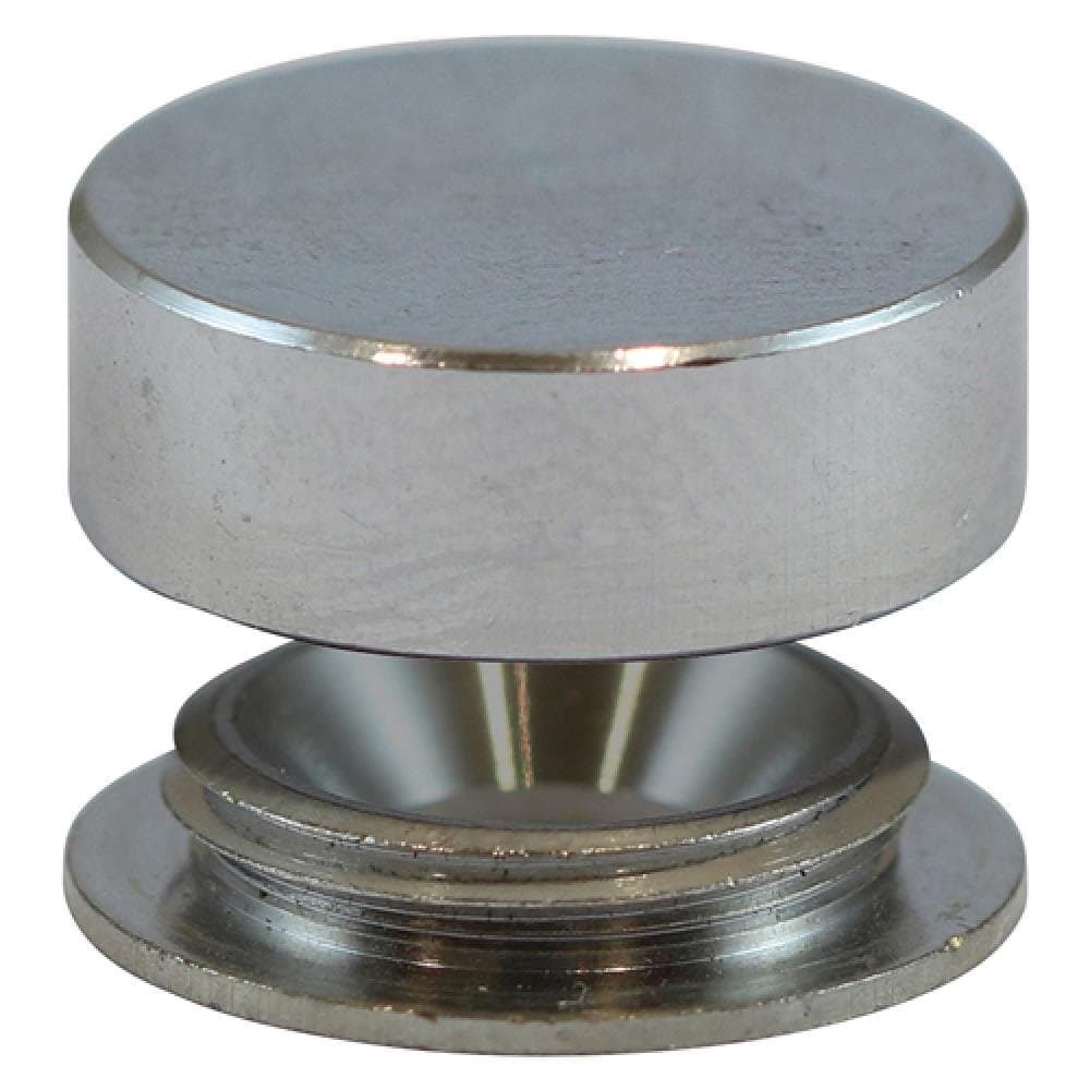 Timco TSC12SCP Threaded Screw Caps - Solid Brass - Satin Chrome 12Mm TIMpac 4