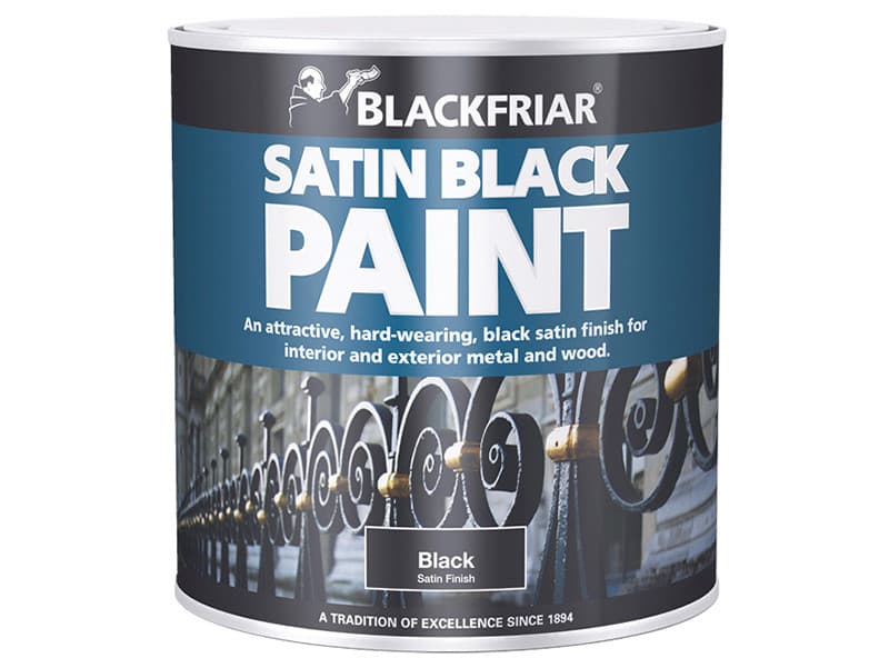 Blackfriar BF0520003F1 Satin Black Paint 250Ml