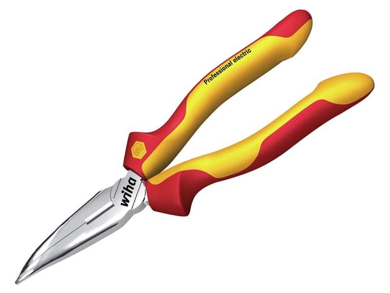 Wiha 27425 Professional Electric Bent Needle Nose Pliers 200Mm