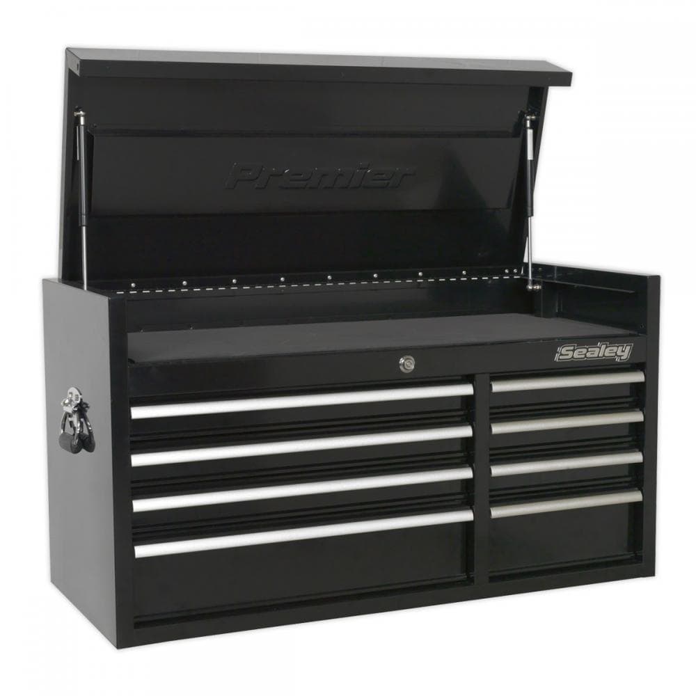 Sealey PTB104008 Topchest 8 Drawer 1040Mm Extra-Wide Heavy-Duty Black