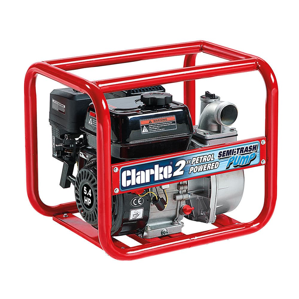 Clarke PS50 Petrol Powered 2 Semi-Trash Water Pump"
