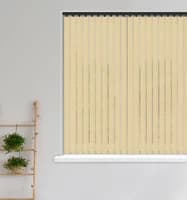 Carnival 89 Ecru Electric Vertical Blinds Polyester