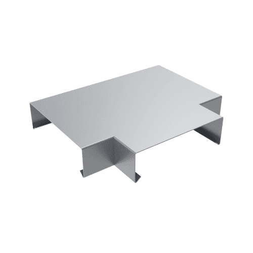 Aluminium Coping T Junction for 141-200mm Wall - 260mm Painted