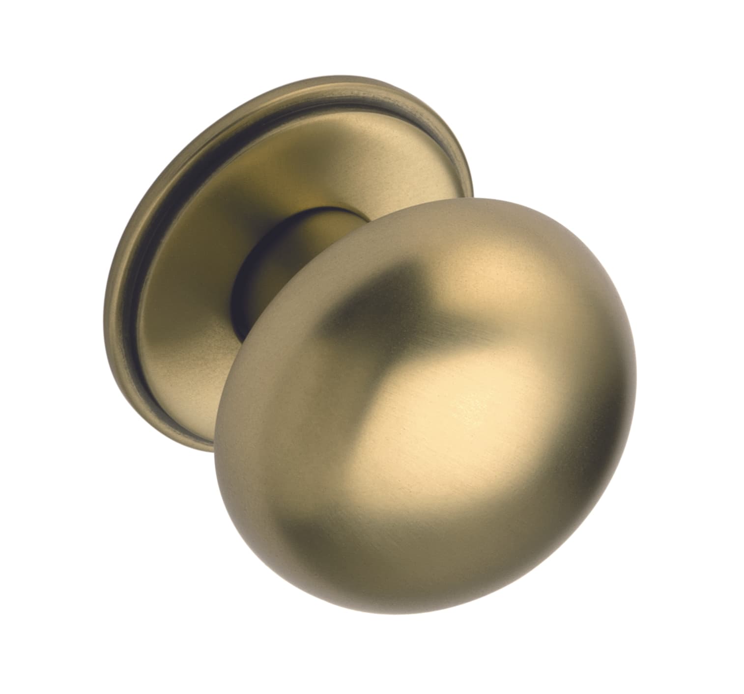 Hafele Bevera Knob with Plate Aged Brass 37mm Diameter x 38mm - 119.25.190