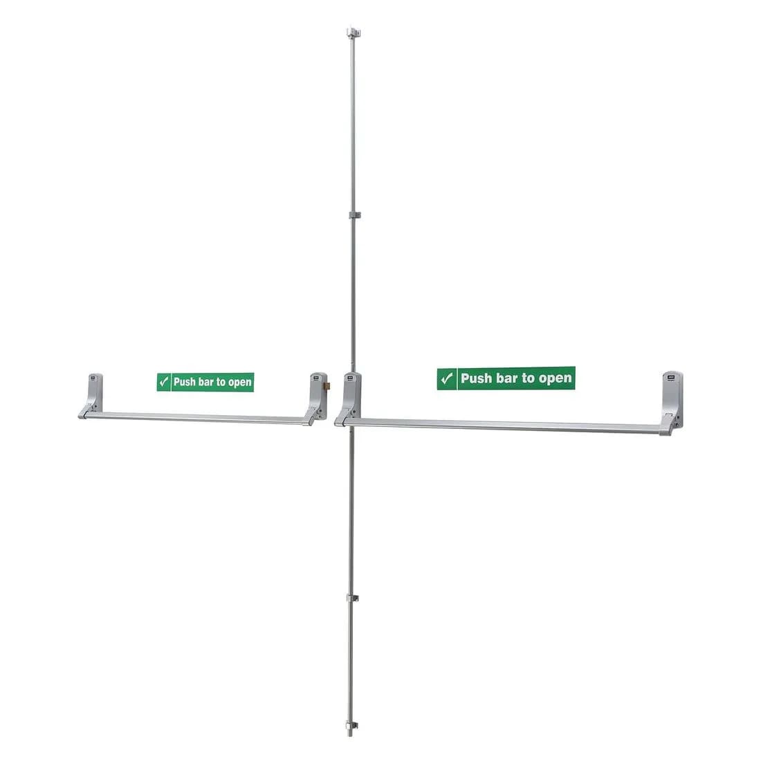 Union Exisafe Double Door Panic Bolt Silver Ce