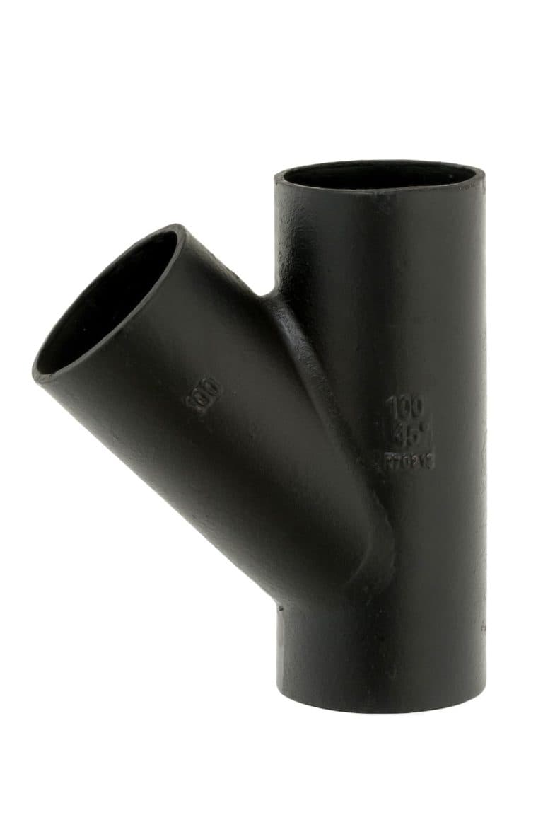 Mech 416 Cast Iron Soil Branch - 45 Degree x 150mm