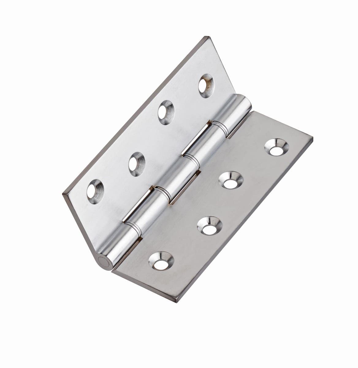 Brass Washered Butt Hinge - 101x67mm - Satin Chrome - Pair - Hardware Solutions
