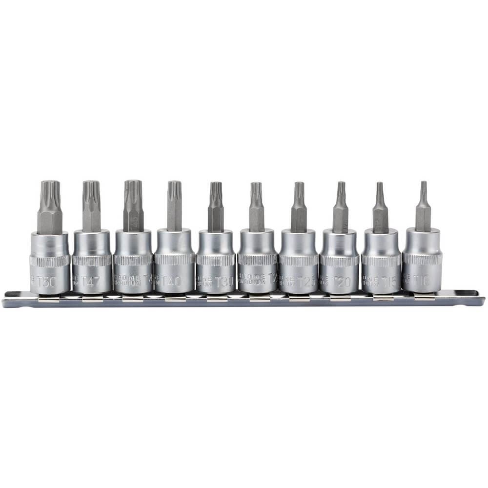 Draper Expert 16339 Draper Tx-Star® Plus Socket Bit Set 3/8in Sq. Dr. 48Mm (10 Piece) per set