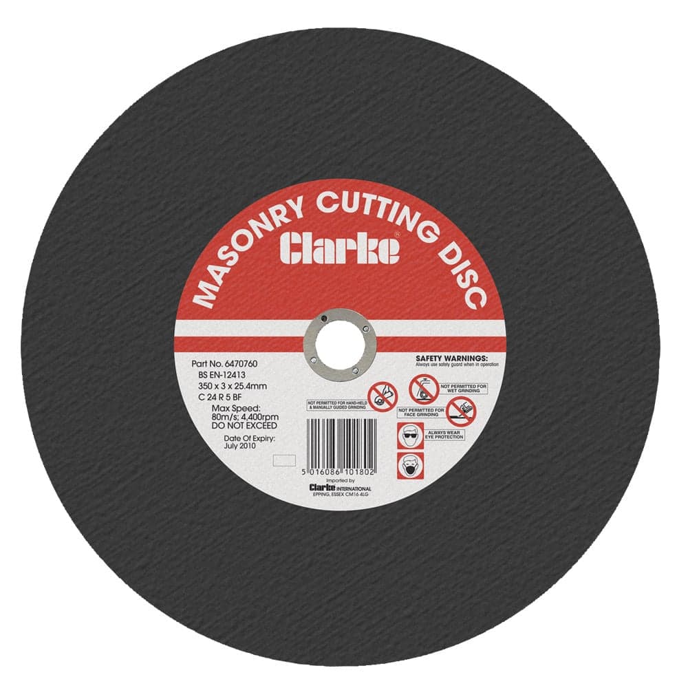 Clarke 6470730 4 Masonry Cutting Disc Dpc