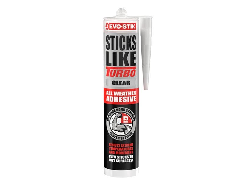 Evo-Stik 30623834 Sticks Like Turbo Clear 290Ml