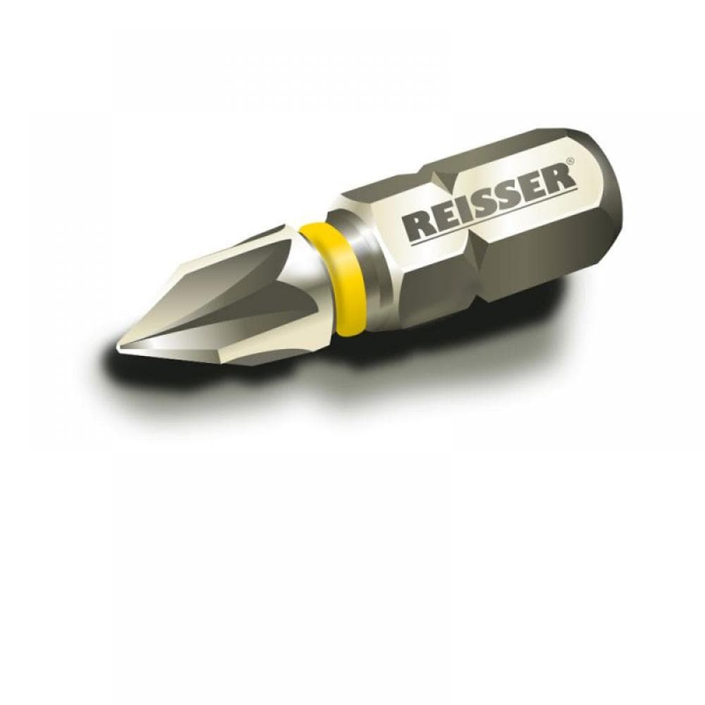 Reisser PZ01W Torsion Screwdriver Bit C6.3 X 25 (Wallet 2Pcs) Pz1