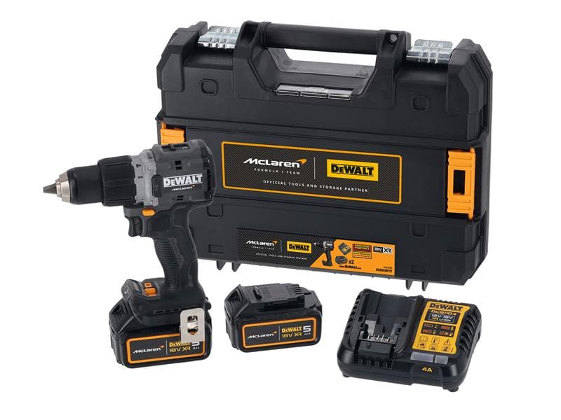 Dewalt Power Tools Dcd85Mp2T Mclaren F1 Xr Brushless Combi 18V 2 X 5.0Ah Li-Ion DCD85MP2T-GB