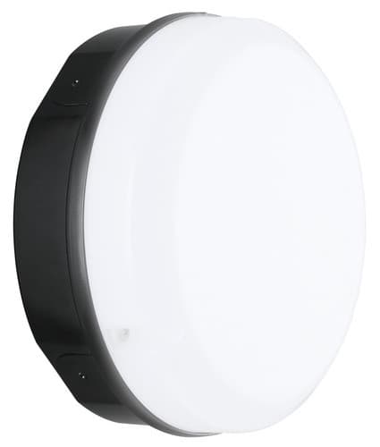 200Mm Mosi Bulkhead 735 Lumen Output Black Base With Rismatic Opal Diffuser And Standard Driver LBM200B7S40-02