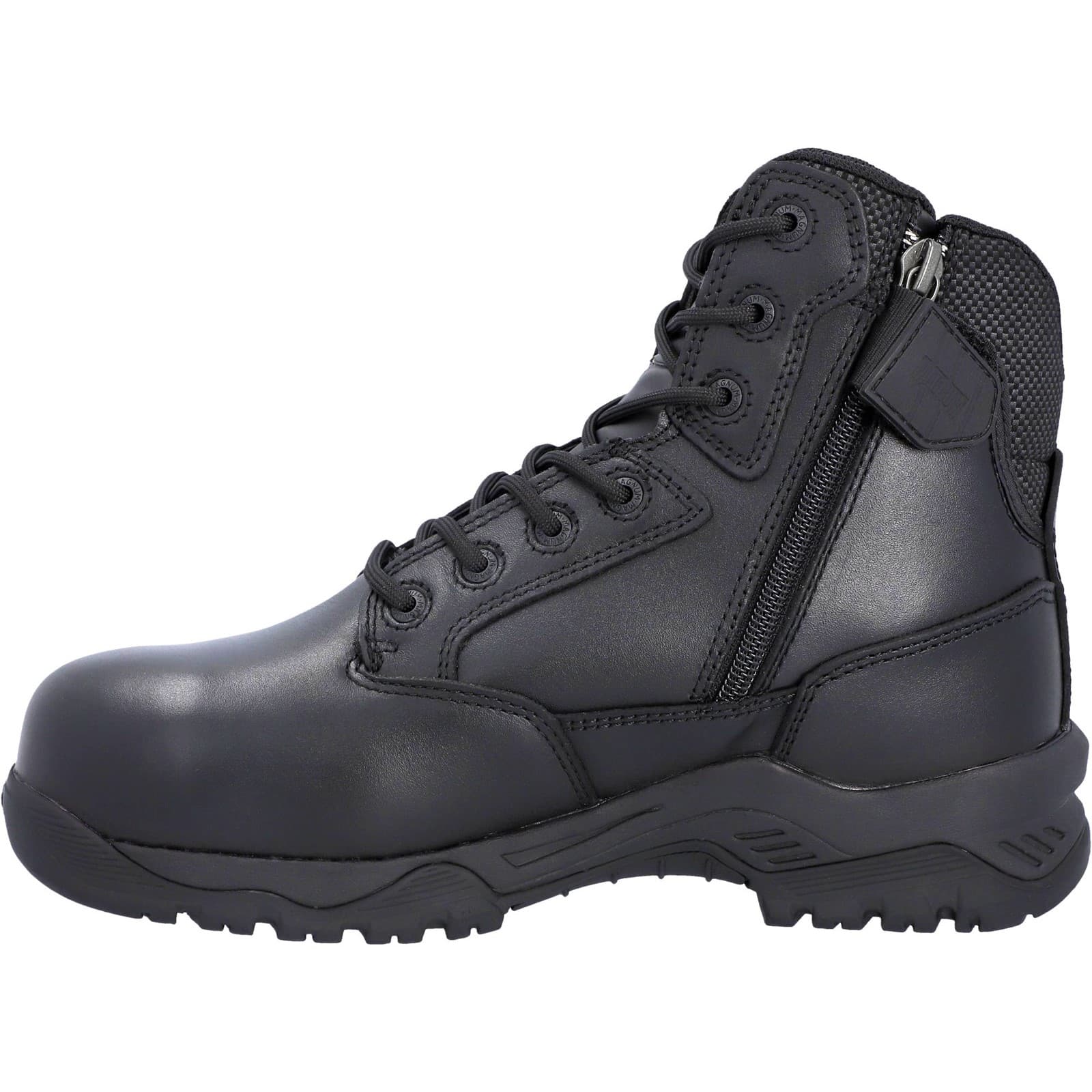 Magnum Strike Force 6.0 Side-Zip Ct Cp Wp Uniform Safety Boot Size 8.5 38347-71515-06