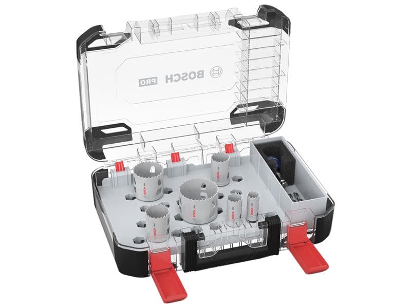 Bosch Powertool Accessories 2608594427 Pro Multi Material Pc Plus Hole Saw Set 9 Piece